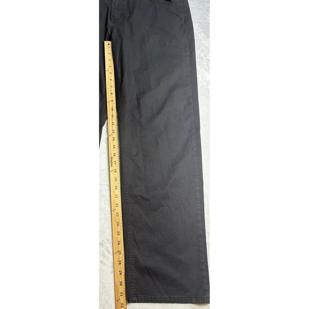 PrAna Breathe Pants Men Gray Excellent Organic Cotton Stretch Straight 38x32